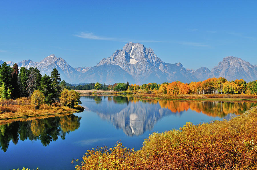 Autumn Reflections at Oxbow Bend fine art nature prints