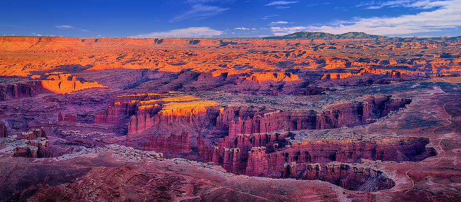 Grand View Point Canyonlands Evening Panoramic Nature Prints
