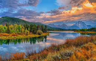 Autumn at Oxbow Bend Limited Edition fine art nature prints