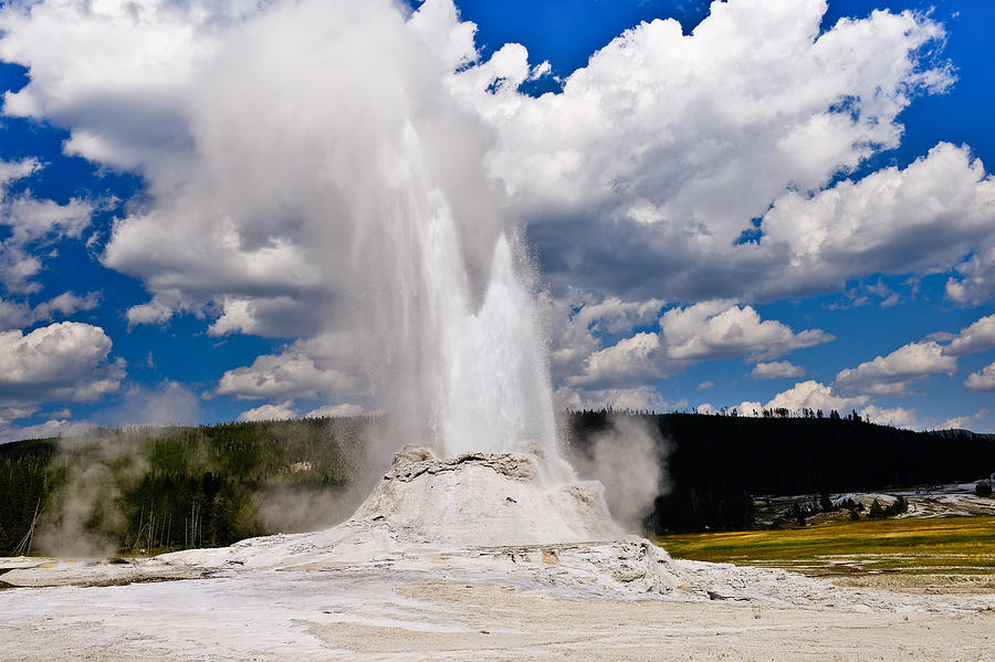 Castle Geyser Eruption fine art nature prints