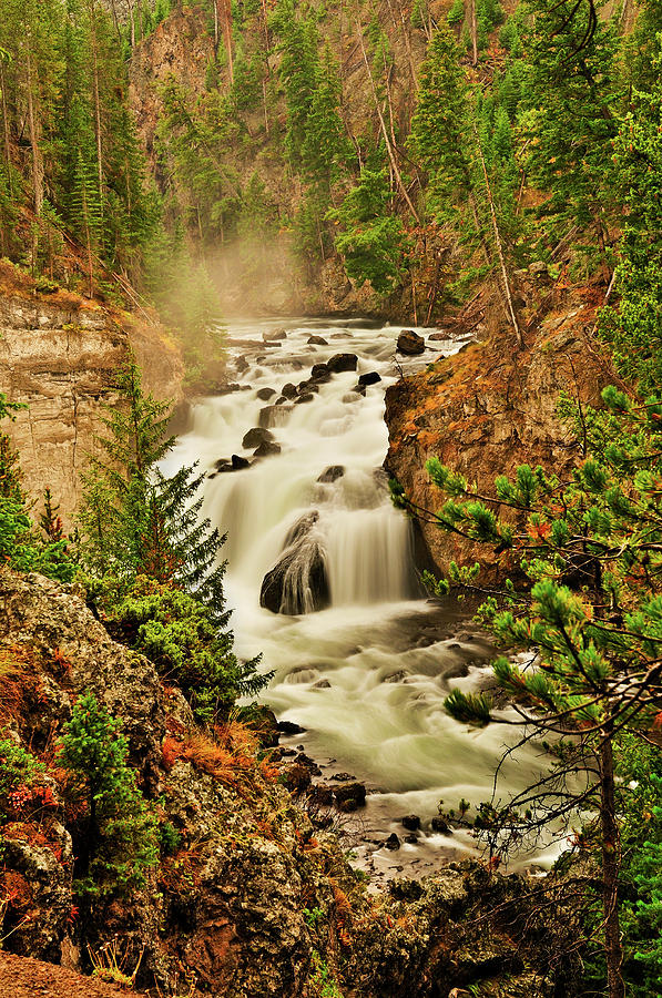 Firehole Falls in Yellowstone National Park fine art nature prints
