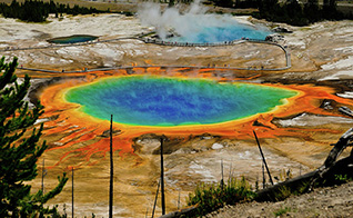 Grand Prismatic Spring in Yellowstone National Park fine art nature prints