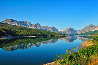 Lake Sherburne in Glacier National Park fine art nature prints