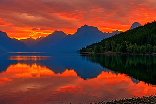 McDonald Sunrise in Glacier National Park