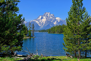 Mount Moran at Half Moon Bay fine art nature prints
