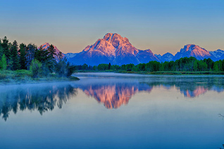 Oxbow Alpenglow fine art nature prints