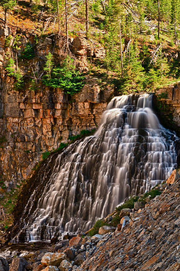 Yellowstone Rustic Falls fine art nature prints