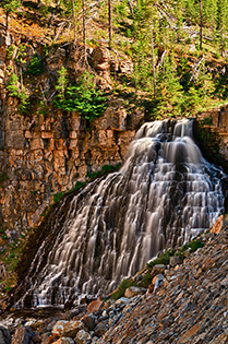 Yellowstone Rustic Falls  fine art nature prints