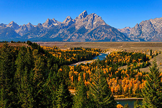 Snake River Overlook in autumn