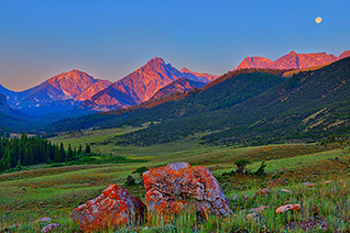 Sunrise on the Lost River Range fine art nature prints