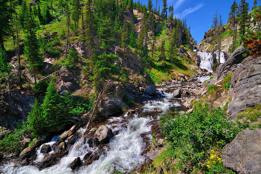 Yellowstone Mystic Falls fine art nature prints