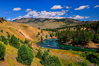 Yellowstone River Bend fine art nature prints