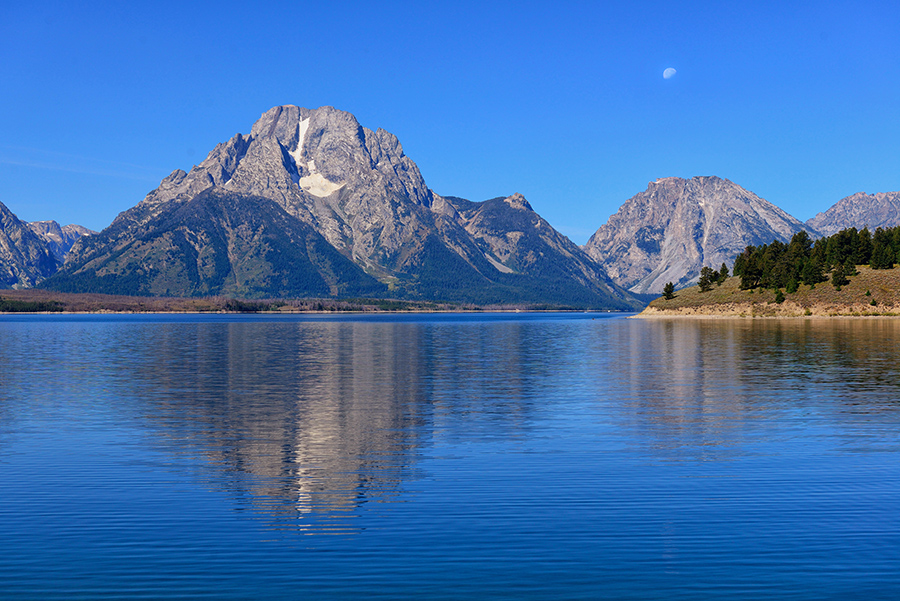 Mount Moran on Jackson Lake Exclusive Limited Edition Print