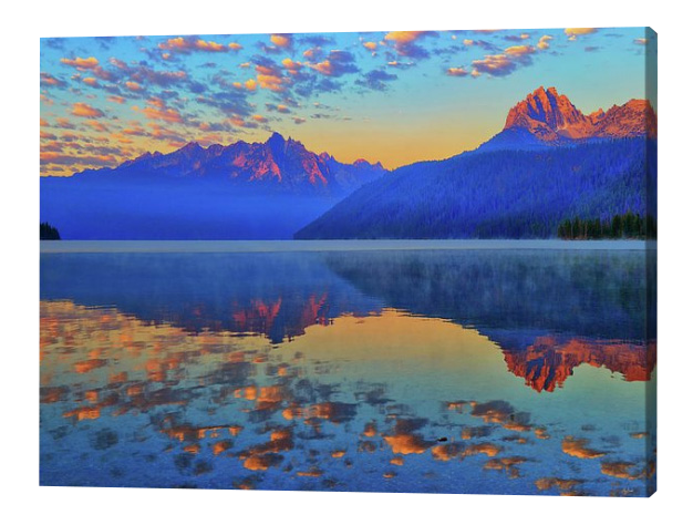 Redfish Lake Reflections Canvas Print
