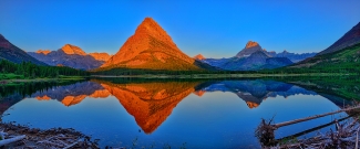 Grinnell Point Alpenglow Panorama