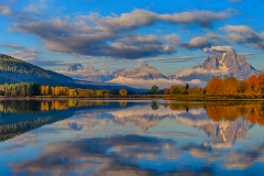 Panoramic Reflections at Oxbow Bend