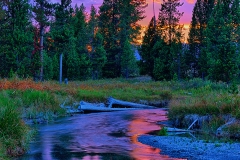Sunset on Lucky Dog Creek
