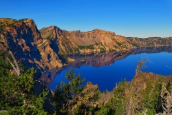 Crater Lake Morning Reflections