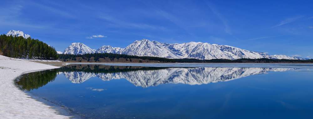 Teton End of Winter Reflections