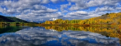 Oxbow Bend Peak Autumn Panorama