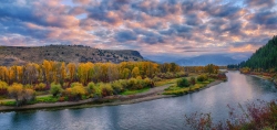 Snake River Autumn Sunrise Panorama