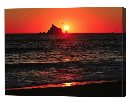 Rialto Beach Sunset Canvas Print