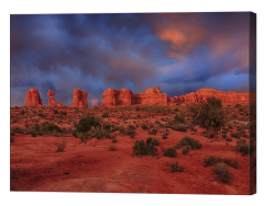 Arches Last Light Canvas Print
