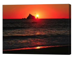 Rialto Beach Sunset Canvas Print