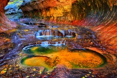 Zion Subway Falls